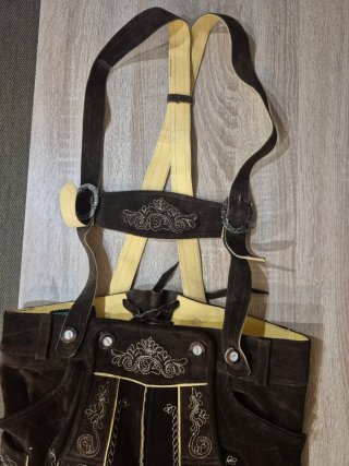 Pantalones de tirantes Krüger marrones
