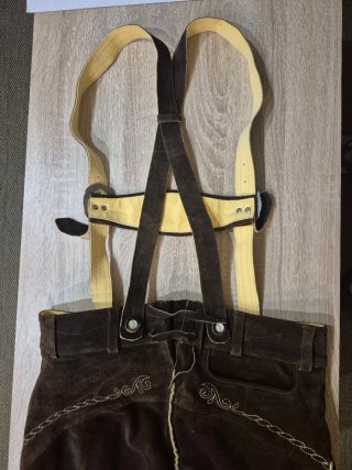 Pantalones de tirantes Krüger marrones
