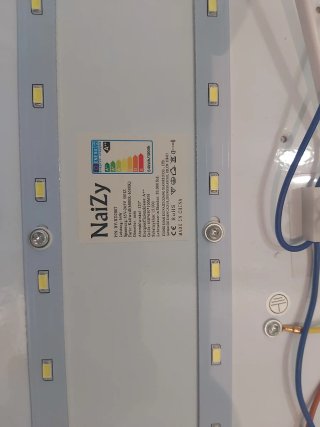 Luz de techo LED cuadrada
