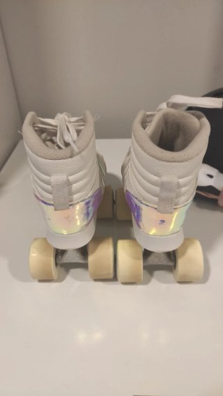 Patines bota blancos niña