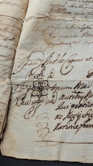 Manuscrito antiguo en latín
