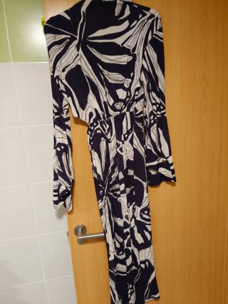 Vestido Zara estampado