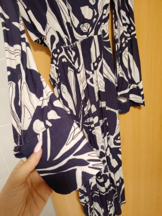 Vestido Zara estampado
