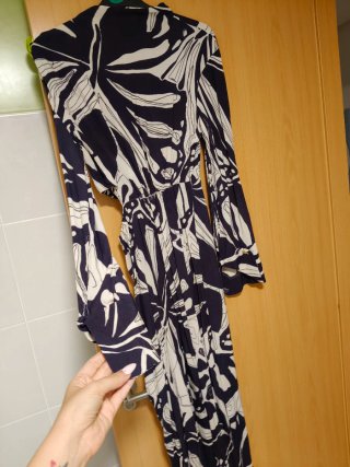 Vestido Zara estampado