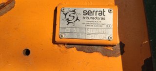 Trituradora Serrat 2m Desplazable 2014