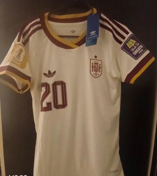 Camiseta Pedri 20 España Talla S Mujer