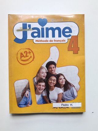 Libro Francés J'aime 4 Méthode de français A2+ - C