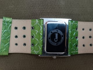 Reloj Cussi Mujer Verde y Plateado