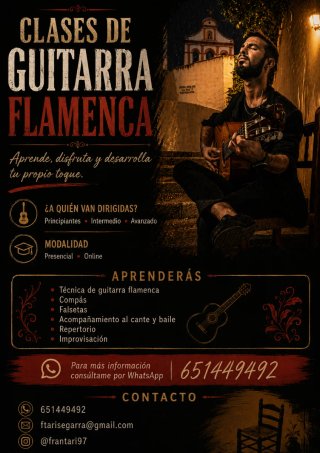 Clases de guitarra flamenca