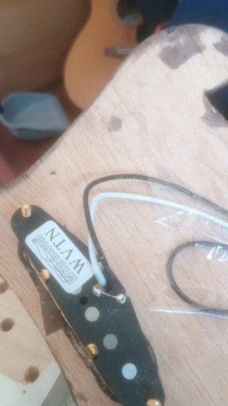 Cuerpo Guitarra Eléctrica Blanco