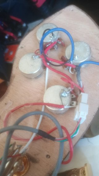 Cuerpo Guitarra Eléctrica Blanco