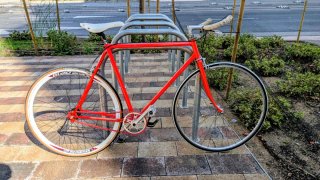 Bicicleta Fixie Roja
