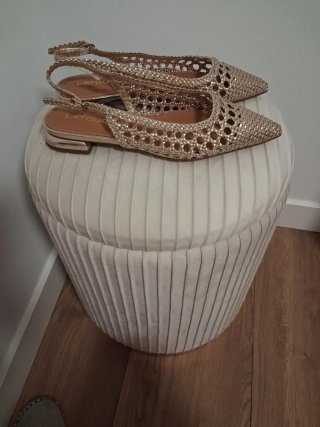 Sandalias LATOUCHE doradas tejidas
