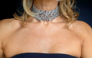 Elegante choker con specchietti