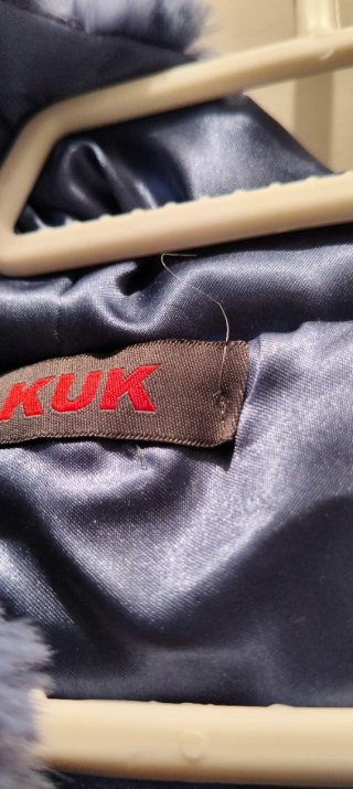 Chaqueta de pelo suave azul claro