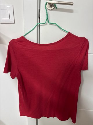 Camiseta Roxy Roja Talla S Mujer