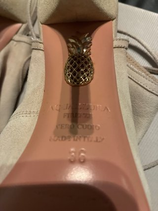 Zapatos Aquazzura Beige