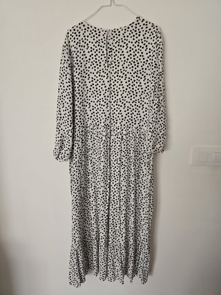 Vestido de lunares de Zara T. XXL