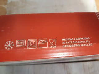 2 Bandejas de Vidrio para Horno Ampyou