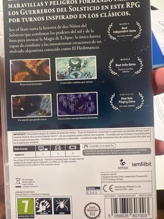Sea of Stars Nintendo Switch RPG
