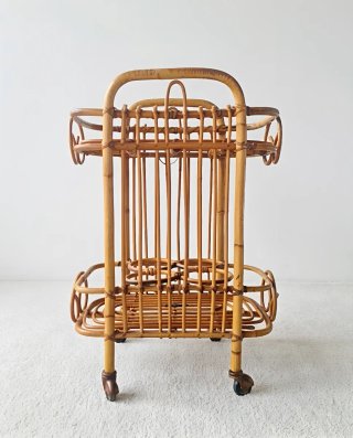 Camarera - Carrito bambú | Vintage 70s