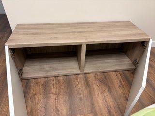 Mueble TV / Aparador Madera y Blanco