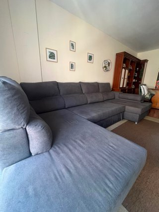 Sofá Chaiselongue convertible en cama 345cm