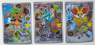 Pack 3 Cartas Pokémon Iniciales Kalos