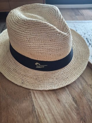 Sombrero Panamá Jack Beige Negro