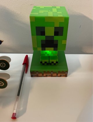 Lámpara Creeper Minecraft