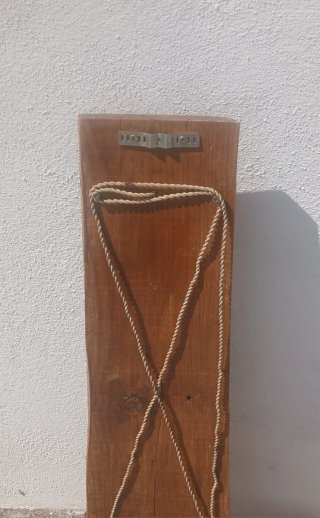 Candeeiro Parede Rustico Madeira Metal Artesanal