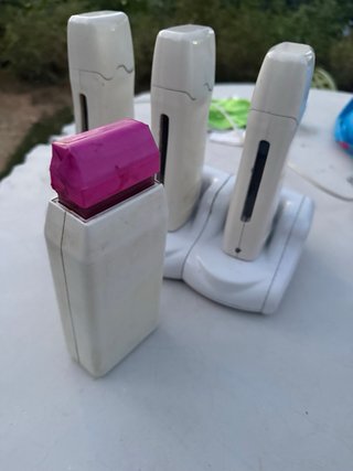 Calentador de cera triple