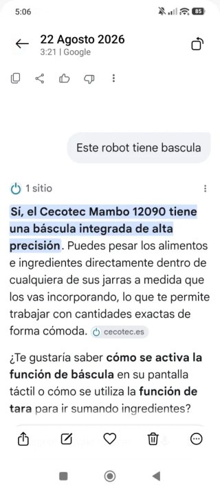 Robot Cocina Cecotec Mambo Habana 12090