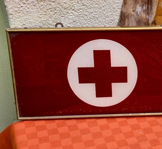 Insegna Vintage "Studio Dentistico" 100x20 ottone