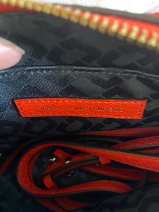 Bolso Satchel Piel DVF Rojo