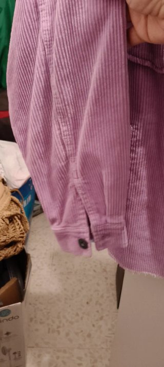 Sobrecamisa pana Zara lila