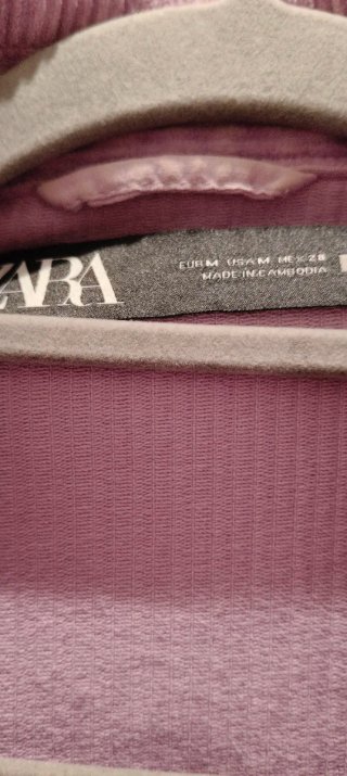 Sobrecamisa pana Zara lila