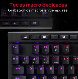 Teclado Mecánico Gaming Redragon RGB