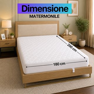 Coprimaterasso Trapuntato 180x200 Matrimoniale