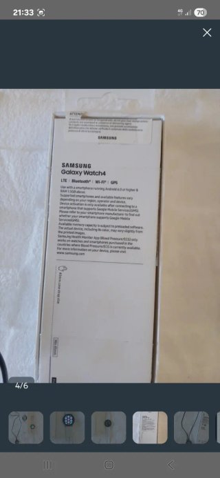 Samsung Galaxy Watch 4 Plata