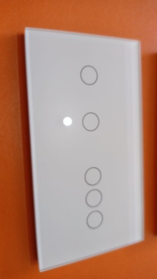 Interruptor Táctil WiFi Lujo 5 Gang