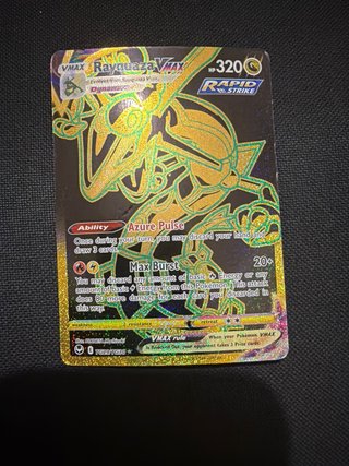 Carta Pokémon Rayquaza VMAX TG29/TG30