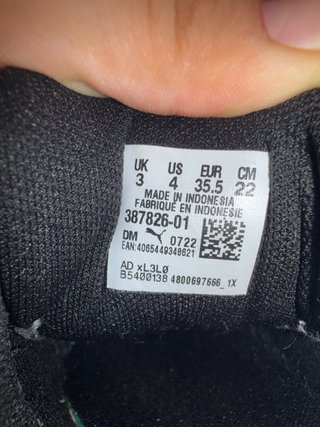 Zapatillas niño negras
