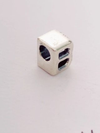 Charm Pandora Lettera B Argento