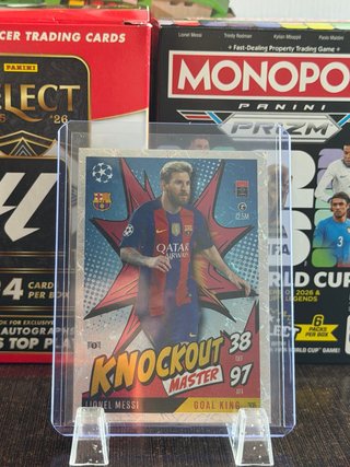 Cromo Lionel Messi Knockout Master 38/97