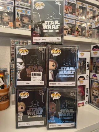 Pack 5 Funkos Star Wars Galactic Convention 2022