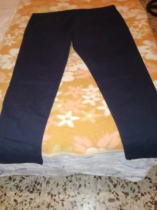 Pantalón tipo vaquero hombre azul