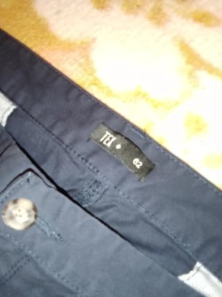 Pantalón tipo vaquero hombre azul