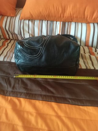 Bolso de piel Purificación García negro