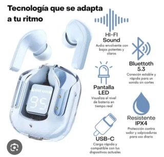 Auriculares Inalámbricos ZIU Crystal Bluetooth 5.4